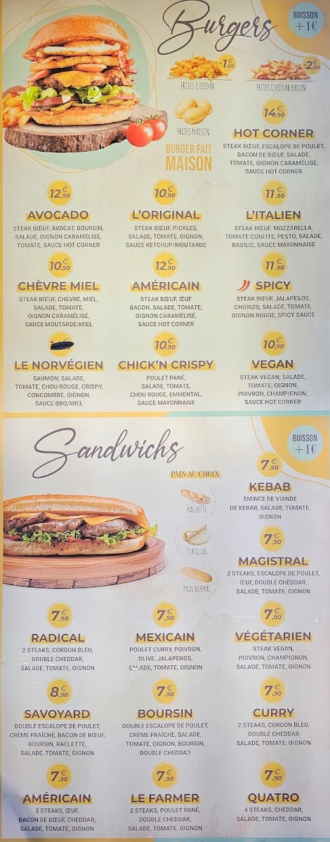 Menu - Hot Corner photo 6