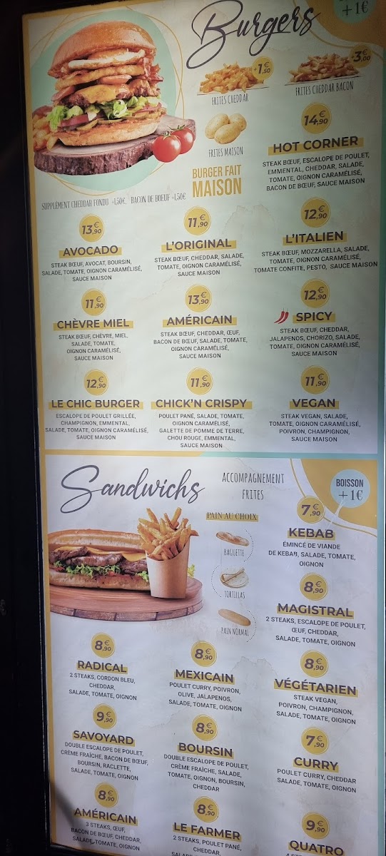 Menu - Hot Corner photo 8
